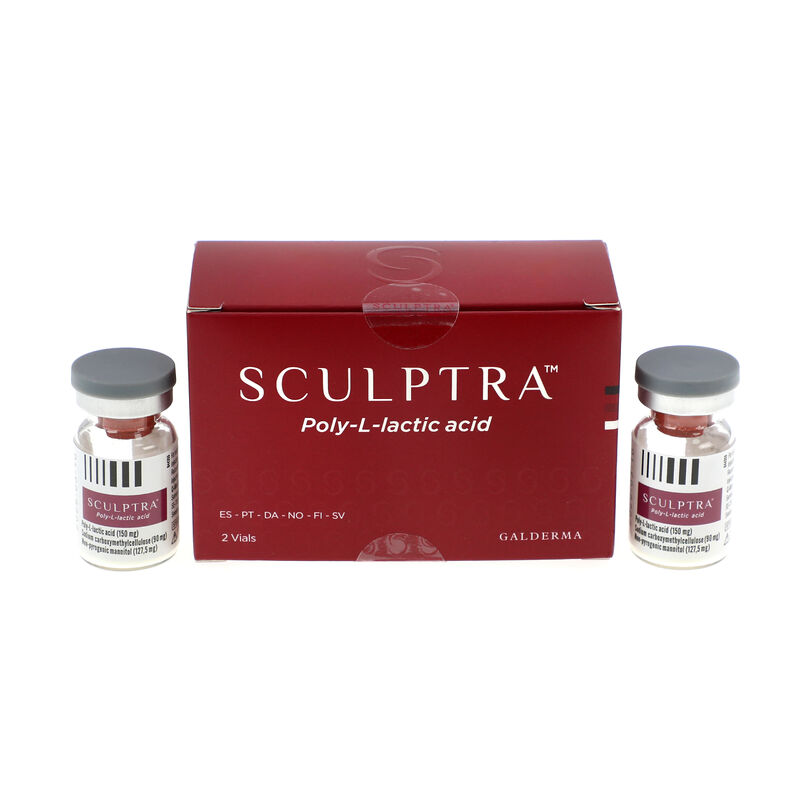Red Sculptrure 2 flaconcini Advanced Collagen-Stimulating Injectable per il ripristino del volume facciale e il ringiovanimento della pelle duraturo