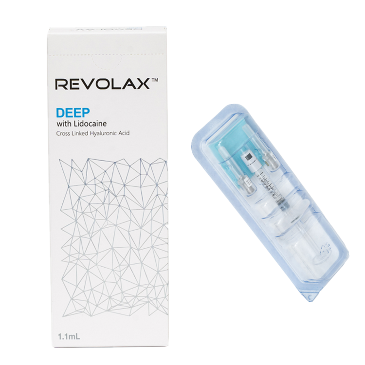 1.1 ml Revolax Deep HA Dermal Filler per rughe profonde del viso Aggiungi volume alle labbra