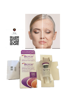 Tossina botulinica  Allergan 100 riempitori cutanei delle unità per cura di pelle