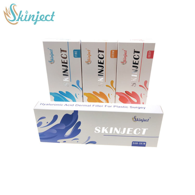 Riempitore cutaneo acido ialuronico dell'iniezione di Skinject 2ml con il lido