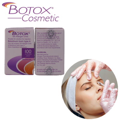 Botox Allergan 100UI Abbive Botox Tossina Clostridium Botulinum per rimuovere le rughe del viso
